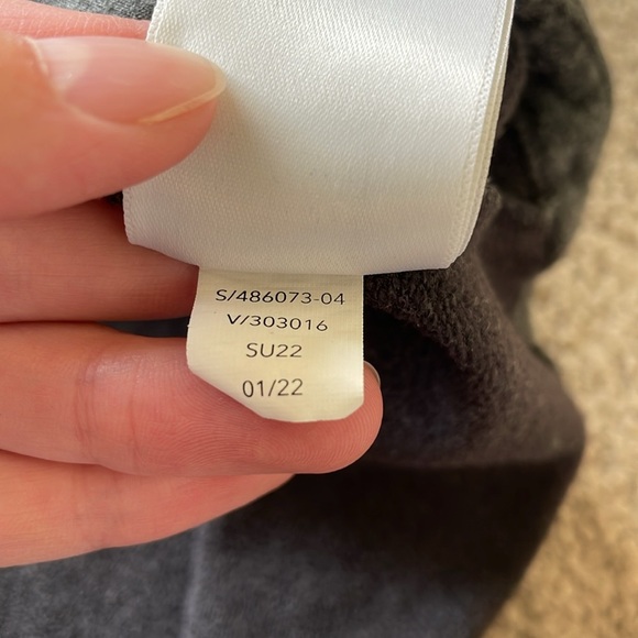 Athleta Purana Wrap Sweatshirt Women’s XS Oversized Charcoal Grey Heather Hoodie - Picture 6 of 14